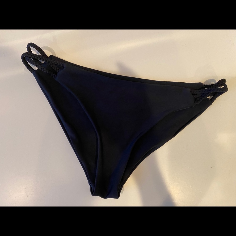 Frankie’s Bikinis Black Bikini Bottoms